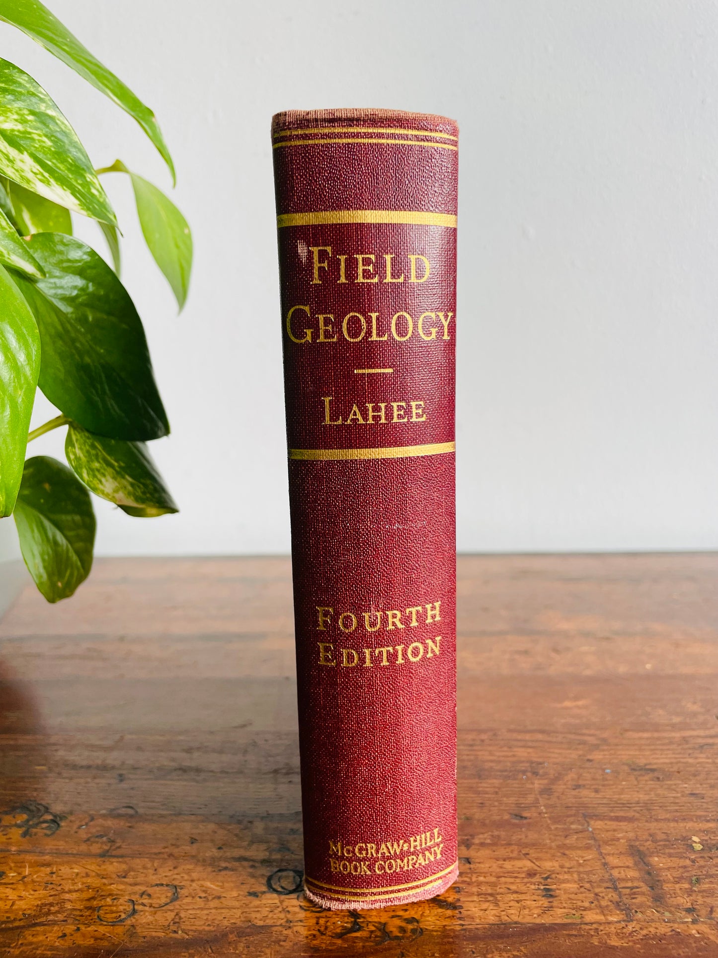 Field Geology Hardcover Book by Frederic H. Lahee - Fourth Edition (1941)