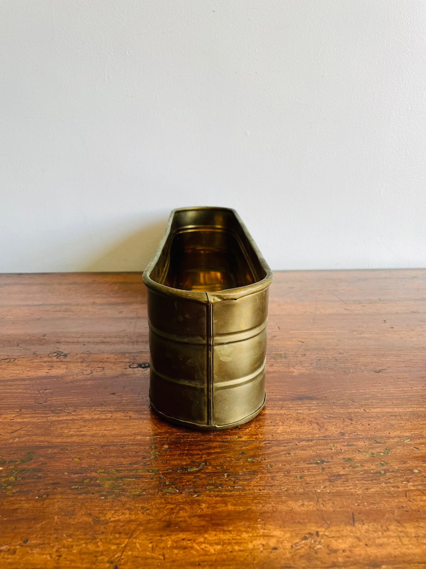 Long Brass Windowsill Trough Planter - Made In India