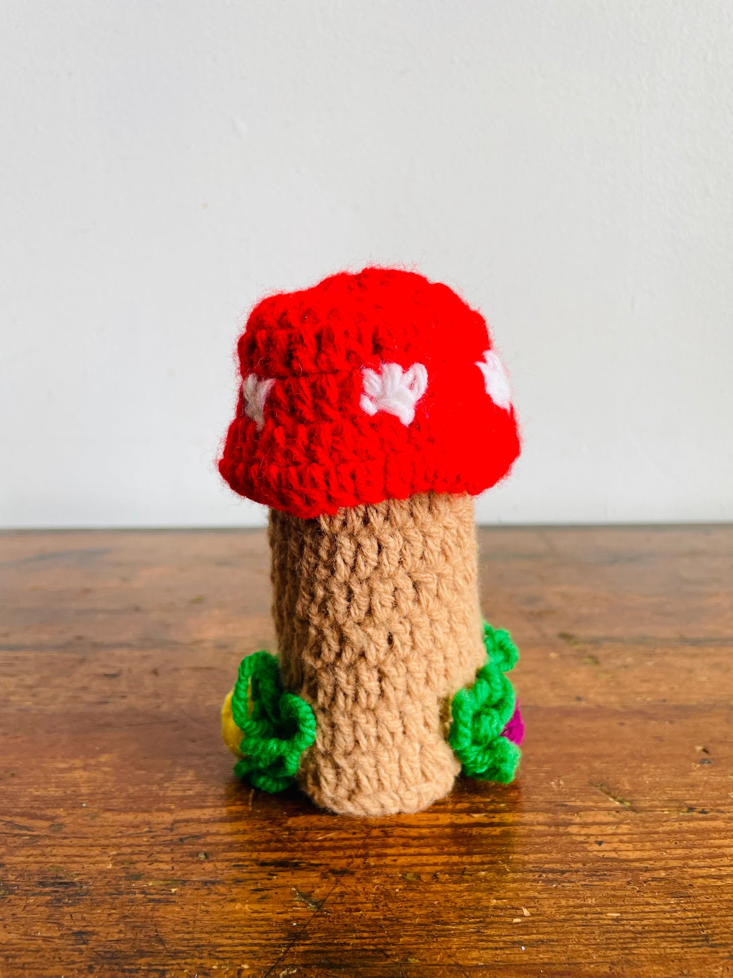 Vintage Handmade Crochet Toadstool Mushroom