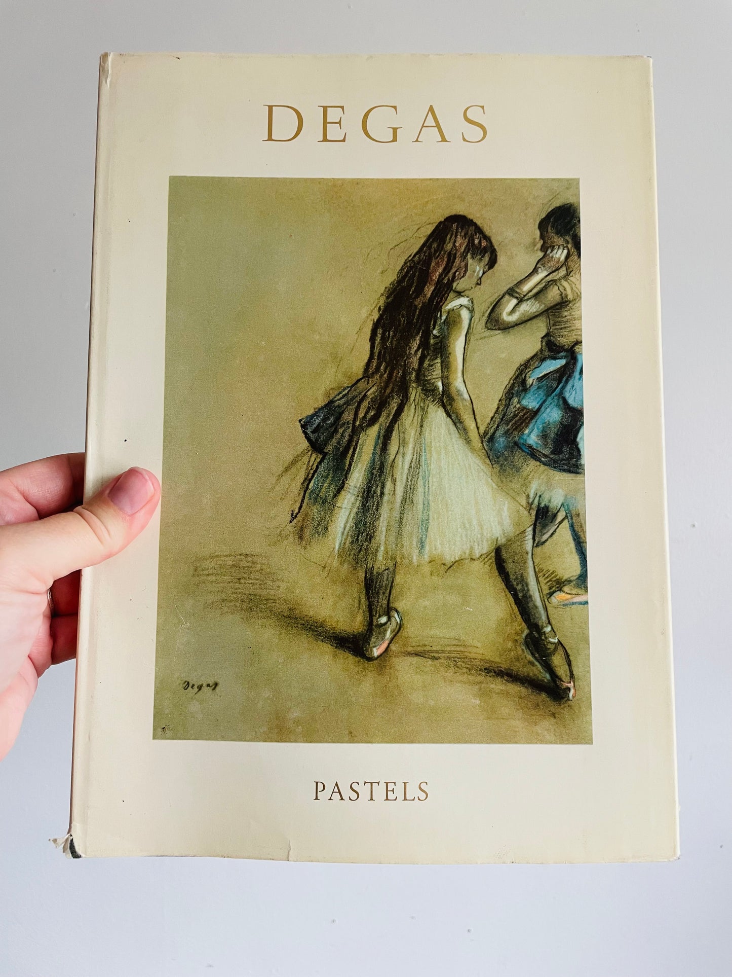 Vintage Pastels by Edgar Degas Hardcover Art Book with 32 Plates in Colour (1953)