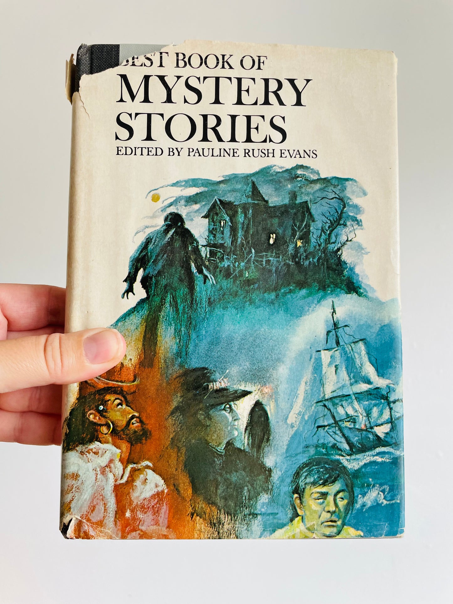 Best Book of Mystery Stories Hardcover Book Edited by Pauline Rush Evans (1965)