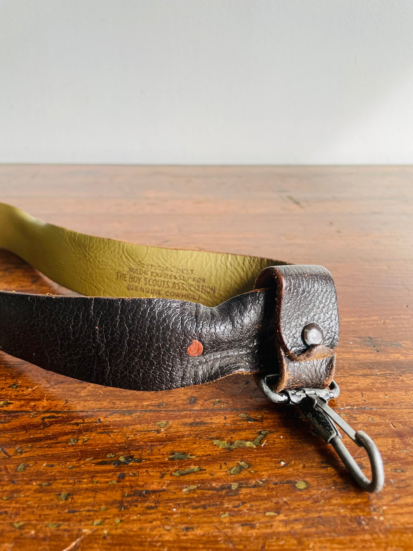 Official Belt Made Expressly for The Boy Scouts Association - Genuine Cowhide - Size 30 - Boy Scouts of Canada