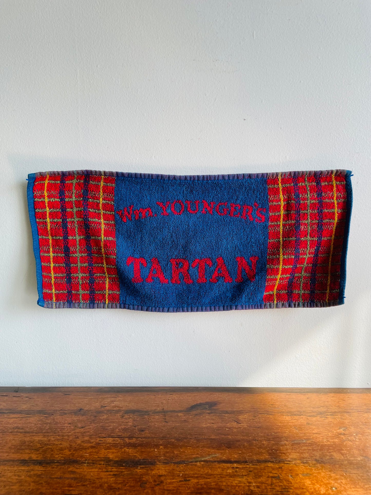 Wm. Younger's Tartan Ale Hand Towel - Edinburgh, Scotland Brewery