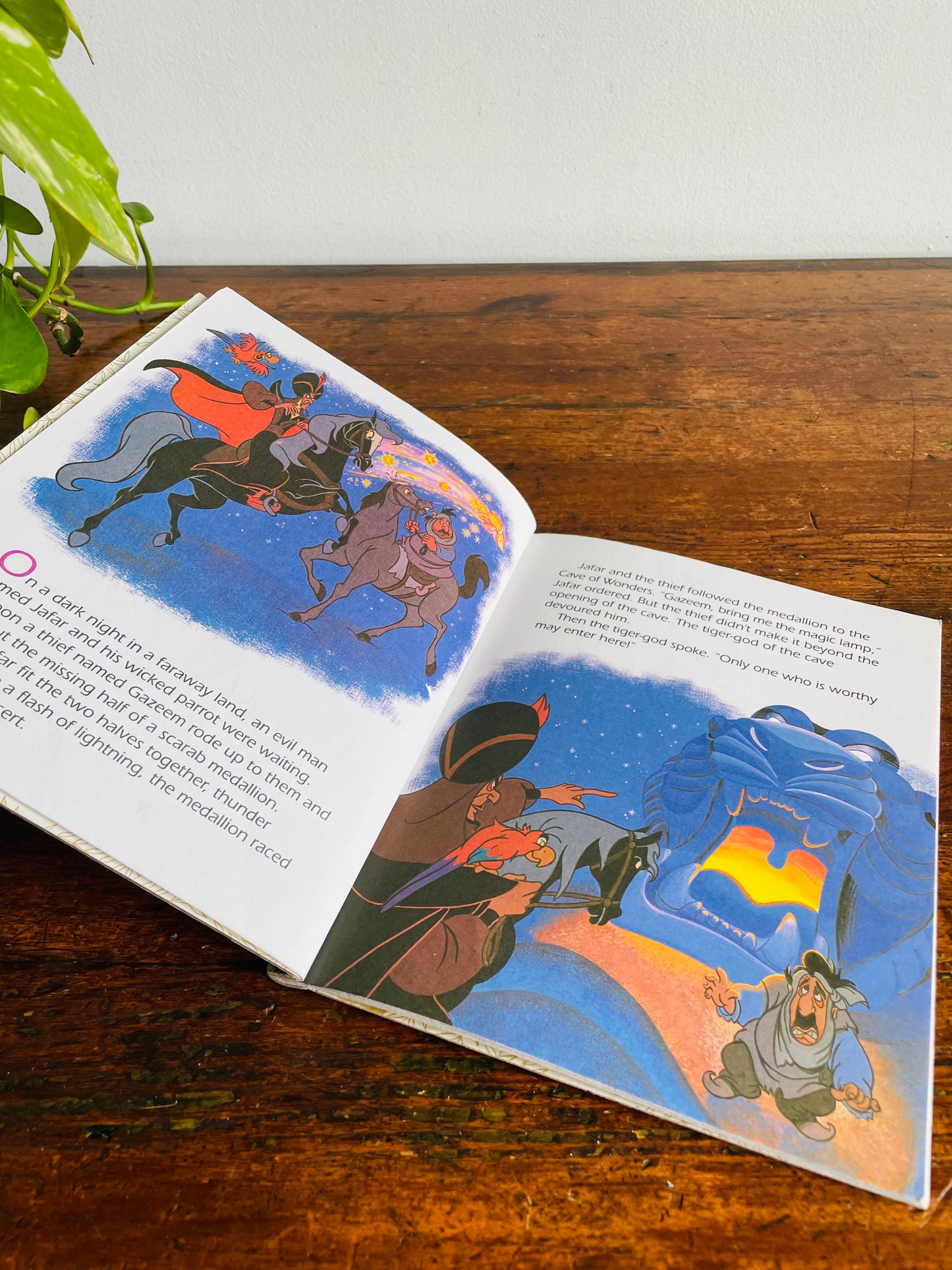Vintage A Little Golden Book - Disney's Aladdin - Hardcover (1992)
