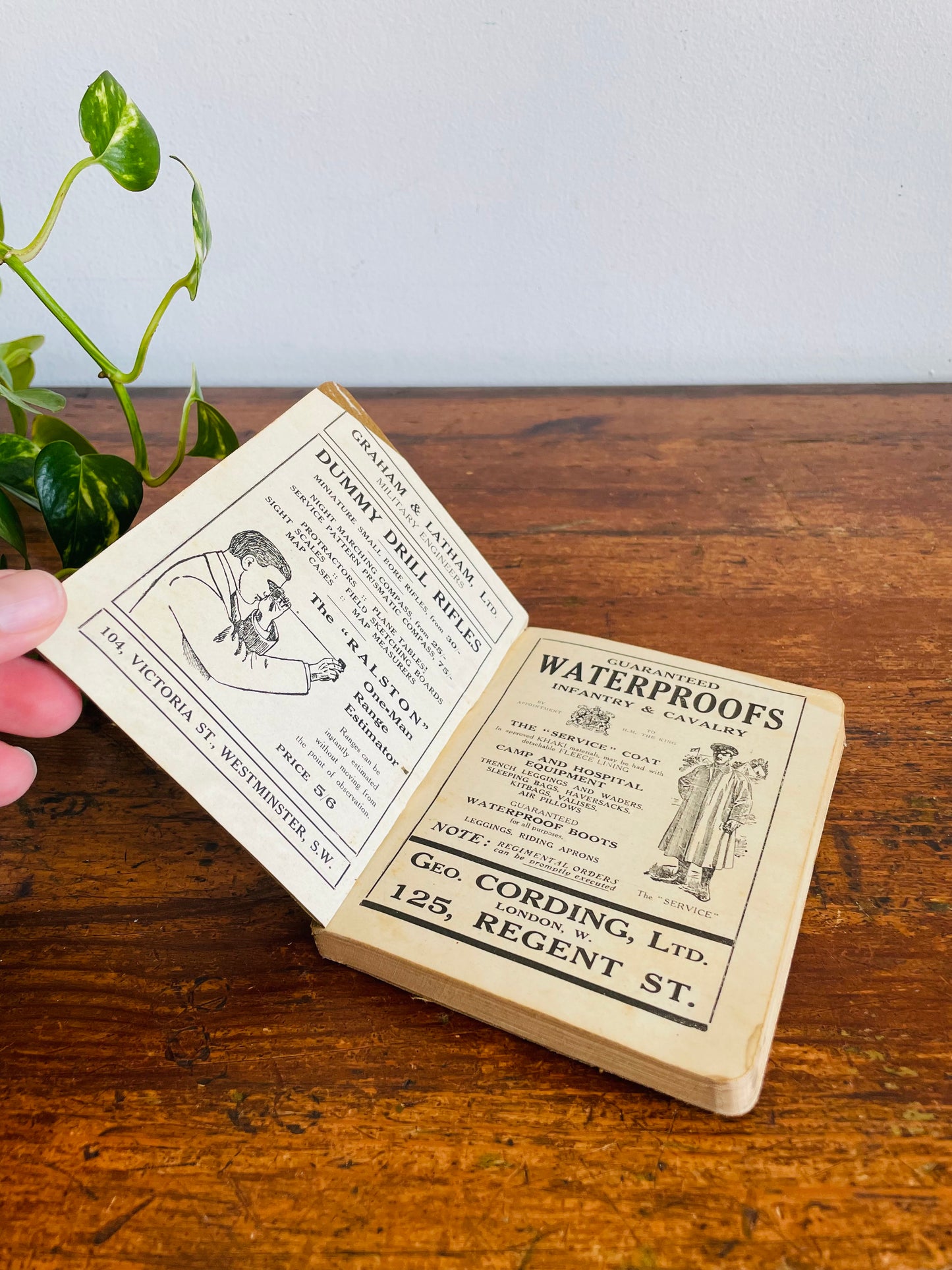 Antique WW1 1915 Imperial Army Series Camps, Billets, Cooking Ceremonial Hardcover Book