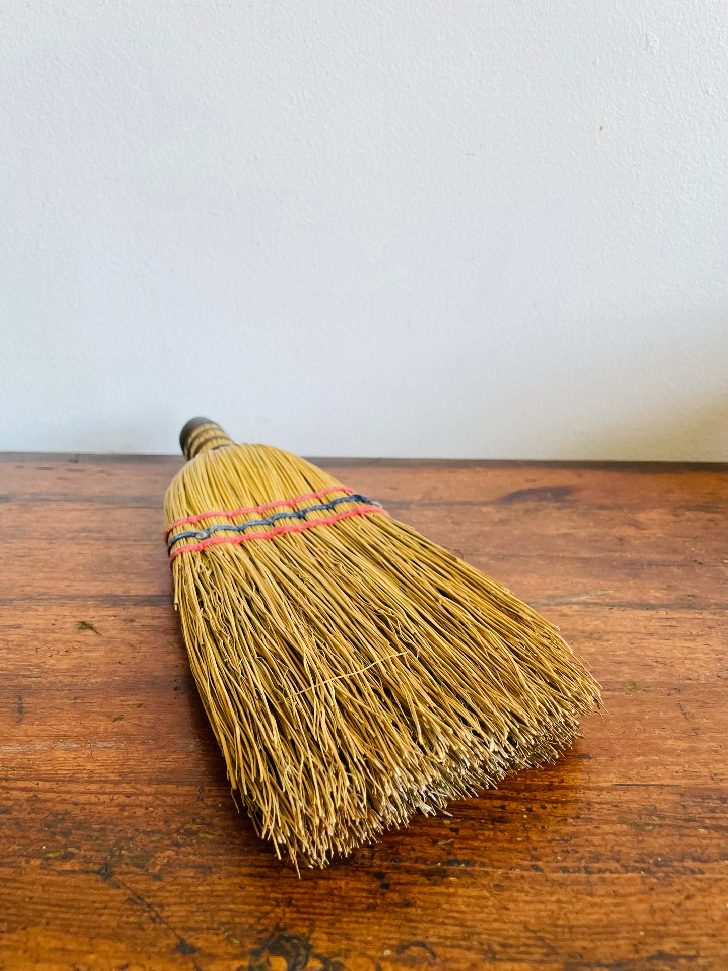 Vintage Straw Broom