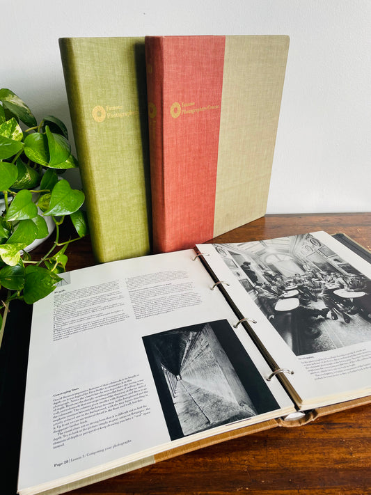 Richard Avedon Famous Photographers Course 1964 Clothbound Hardcover Binders - Volumes 1, 3, & 4 (3 Books)