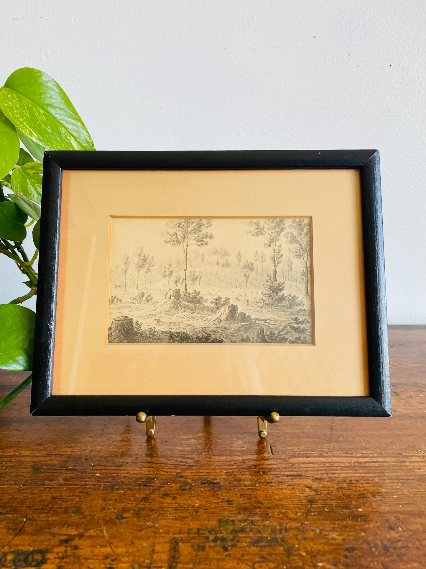 Vintage Print Picture "Church at Fenelon Falls" From the Original Anne Langton Sketches Fenelon Falls Public Library Collection - Ontario, Canada