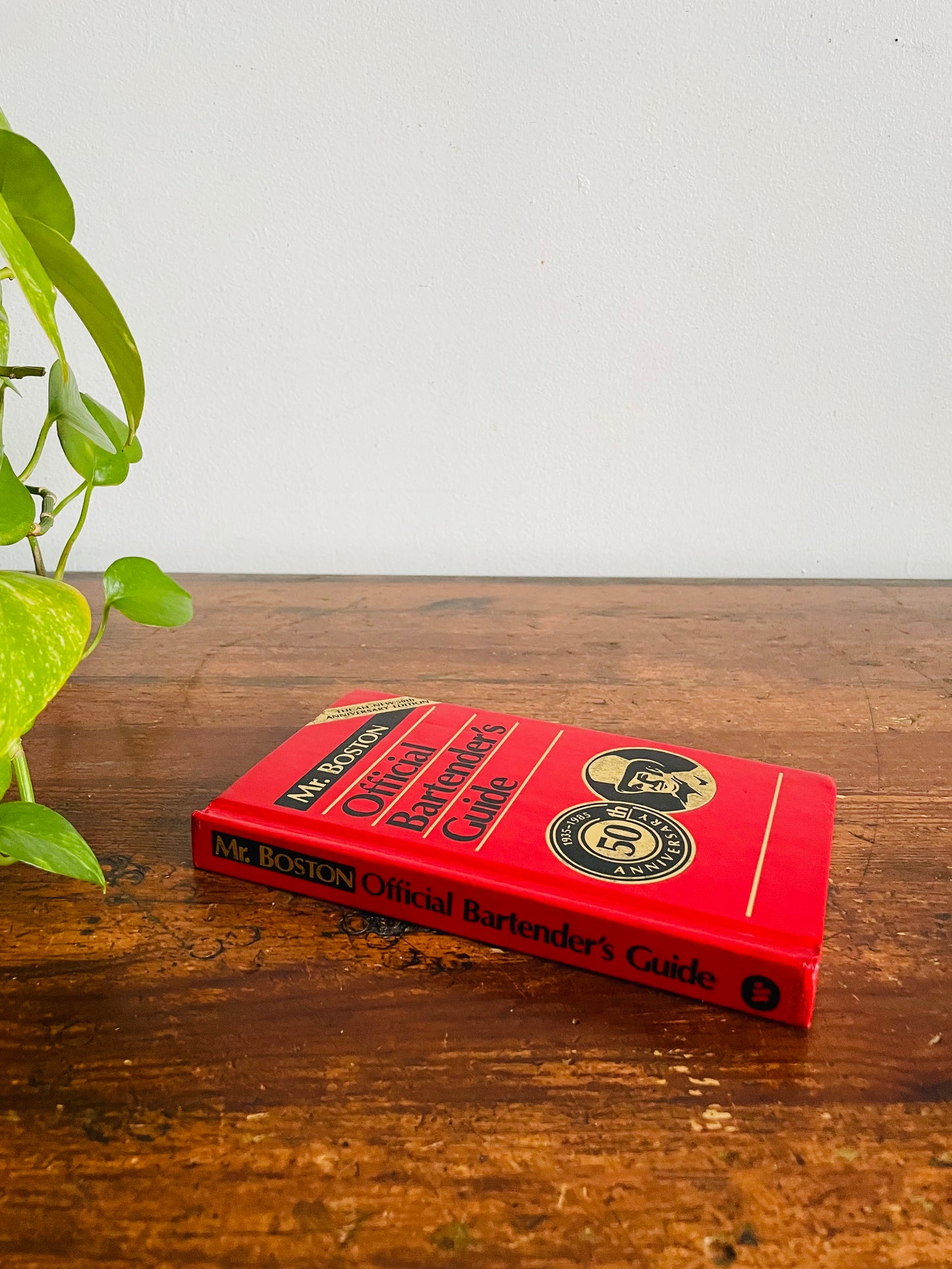 Vintage Mr. Boston Official Bartender's Guide Hardcover Book - 50th Anniversary Edition (1984) - Drink Recipes