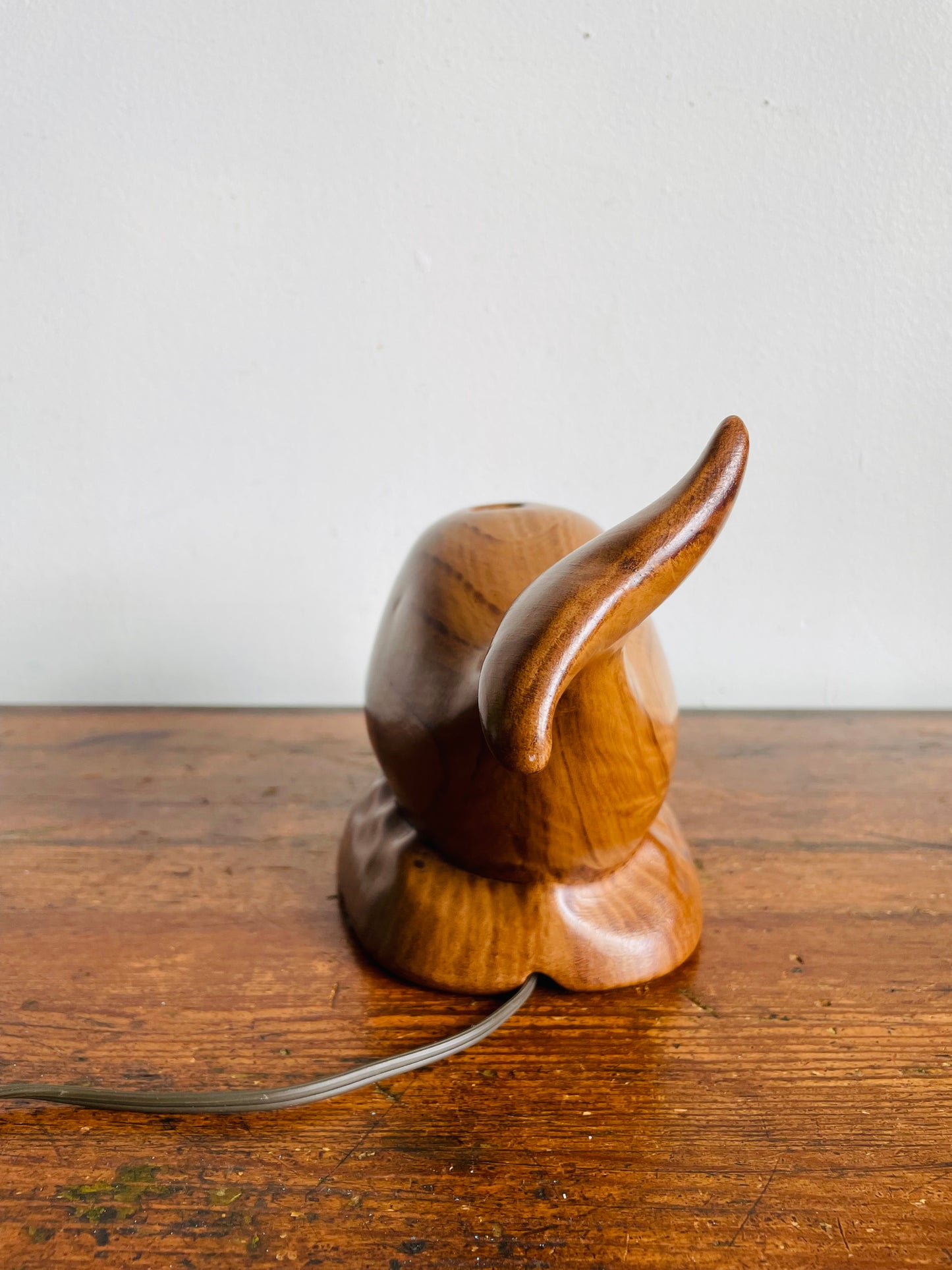 Vintage Ceramic Happy Smiling Whale Nightlight Lamp - You'll Have a Whale of a Time With This One!