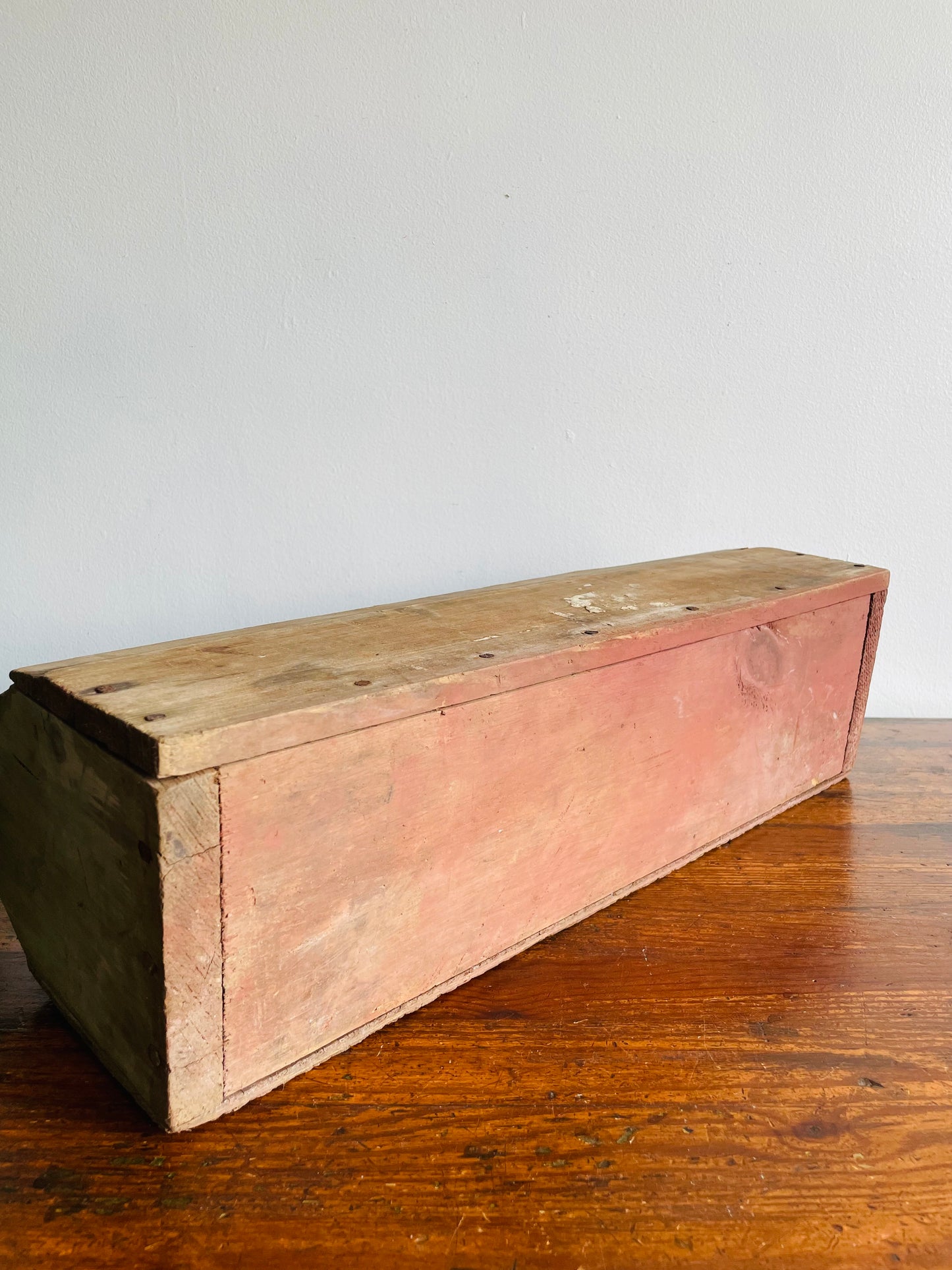 Rustic Wooden Toolbox Caddy with Leather Strap Handle - Planter, Centrepiece, Storage, Tools, Etc.!