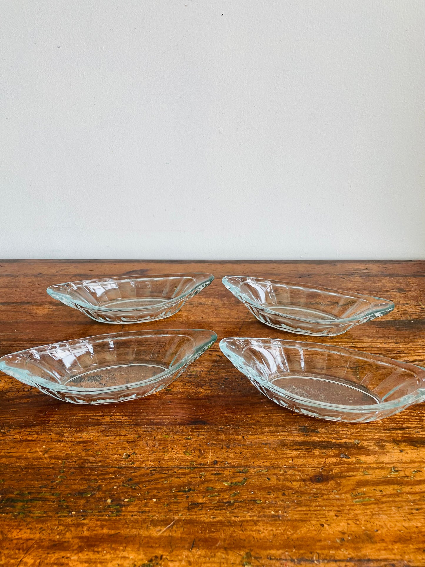 Ice Cream Sundae Boat Dishes for Banana Splits or Other Desserts - Set of 4