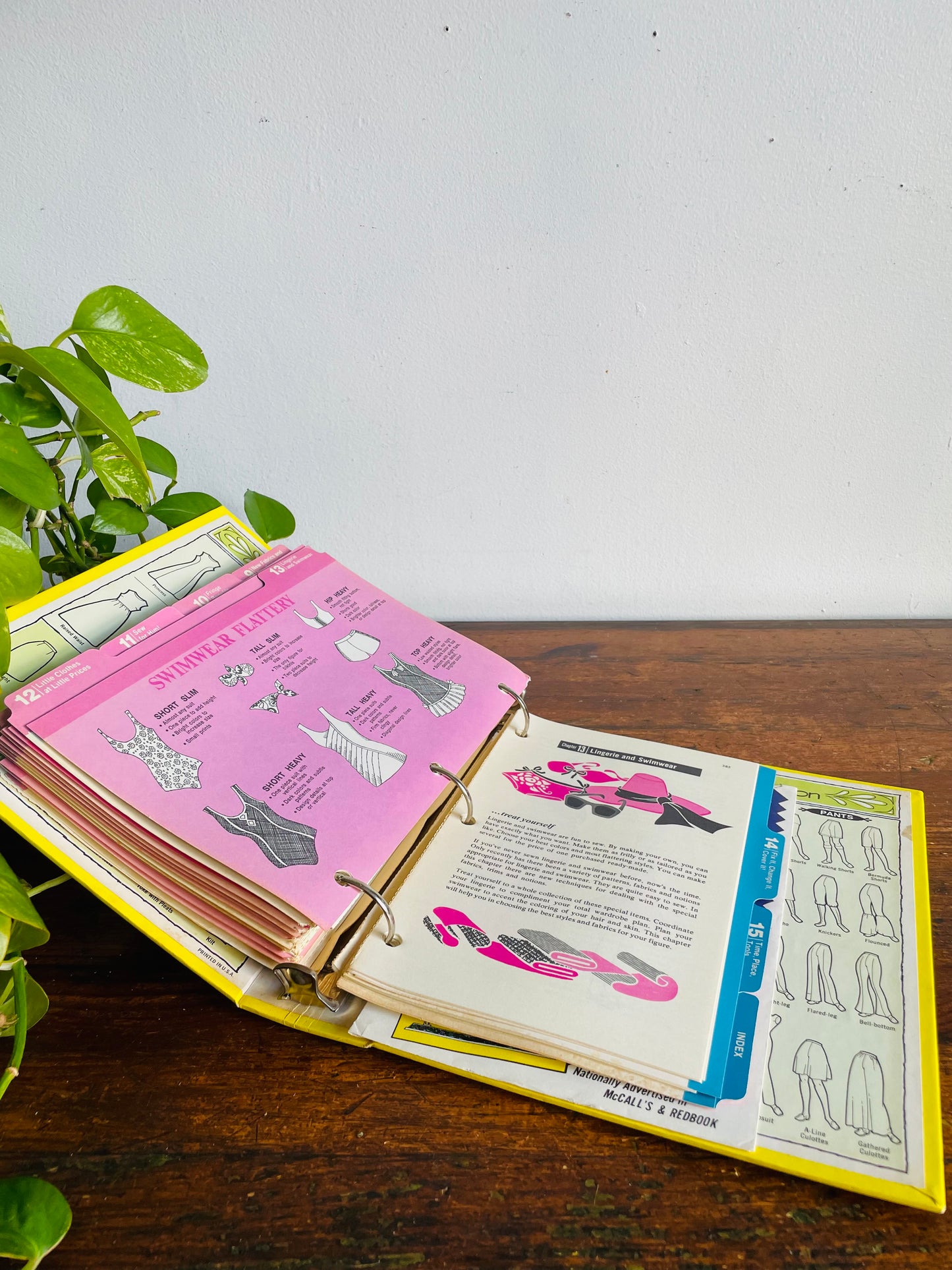 Vintage The Complete Family Sewing Book Binder (1971)