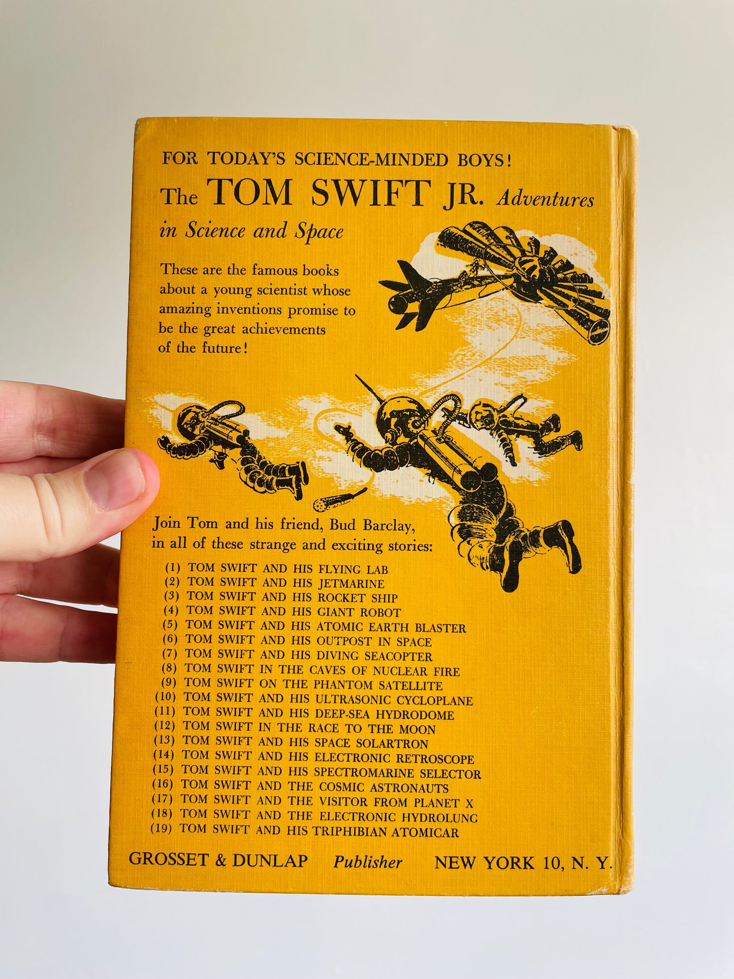 Tom Swift and His Giant Robot Hardcover Book by Victor Appleton II (1954)
