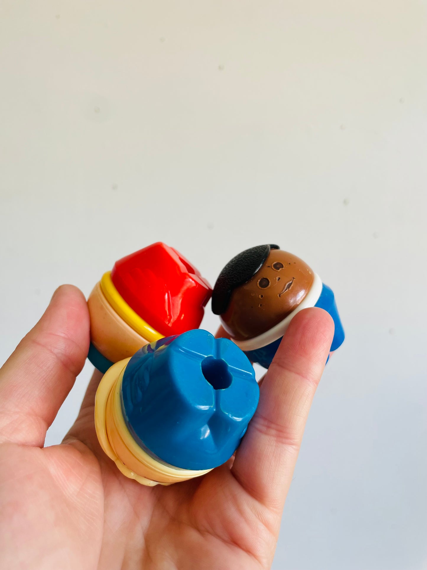 Vintage Little Tikes Toddle Tots Chunky Round People Toy Figurines - Lot of 13 - 11 People / 2 Animals