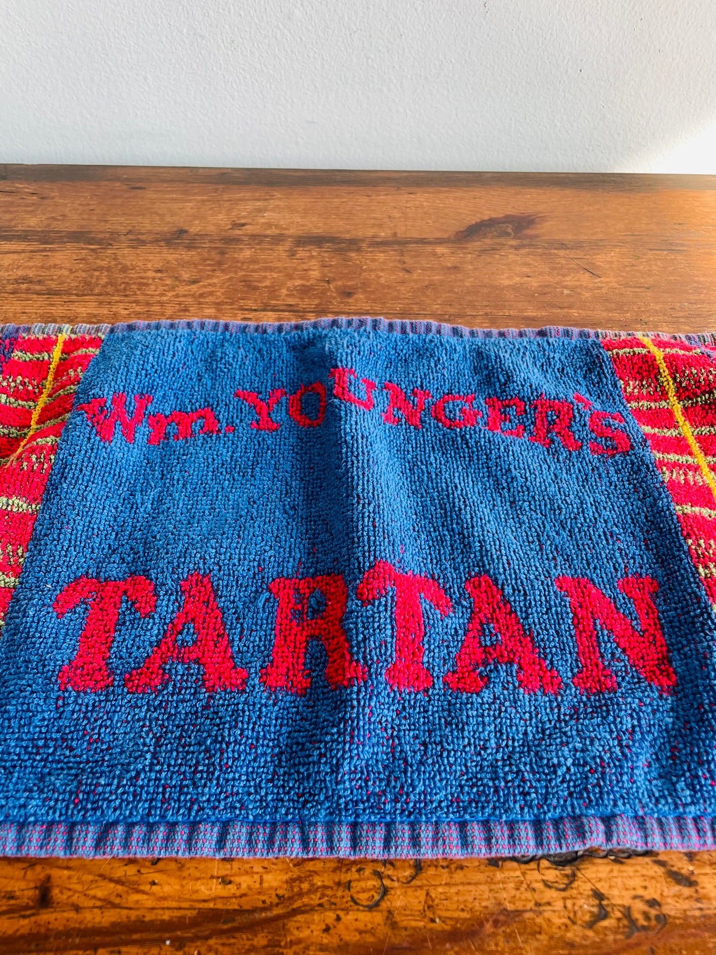 Wm. Younger's Tartan Ale Hand Towel - Edinburgh, Scotland Brewery