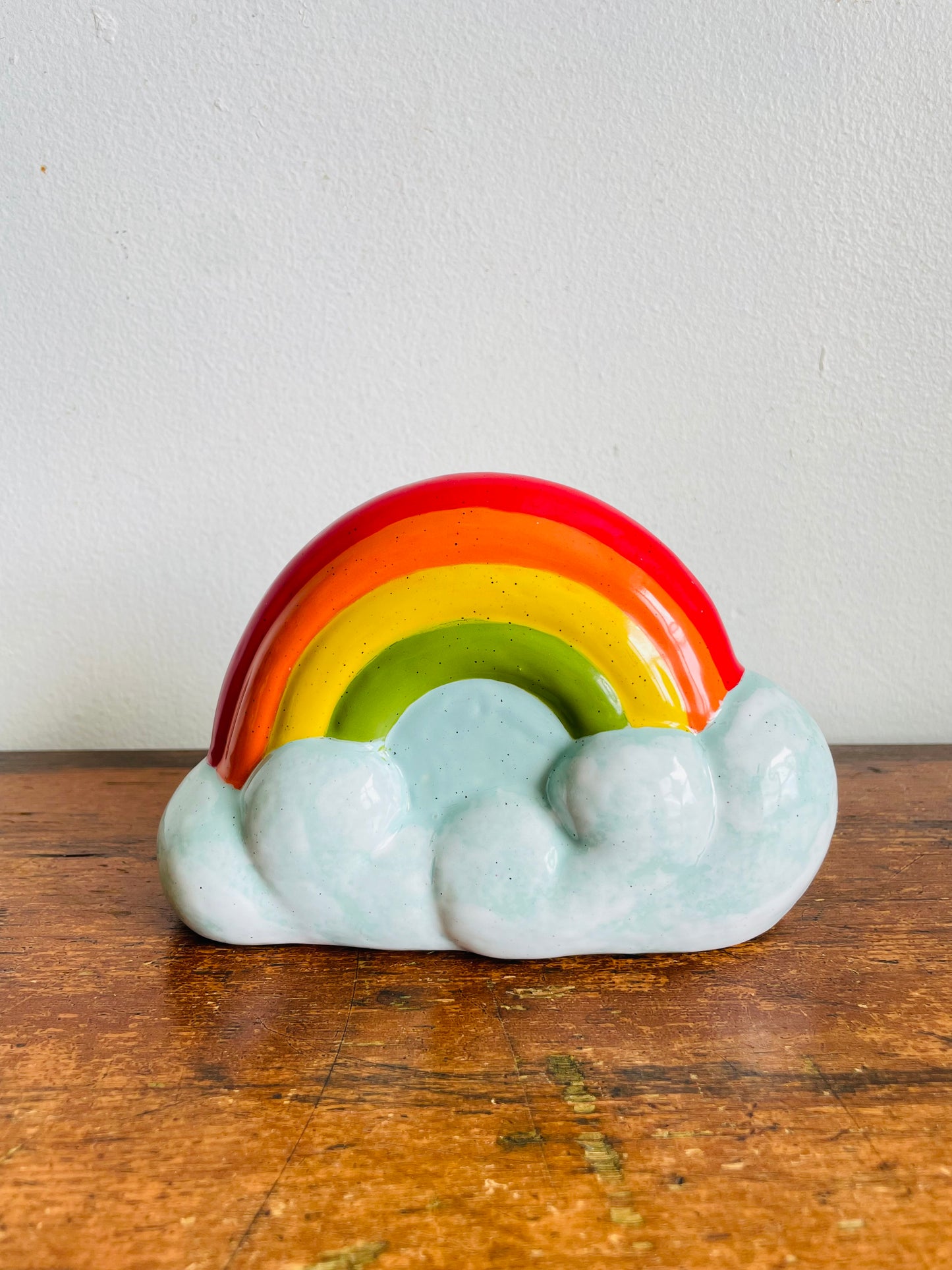 Rainbow & Clouds Piggy Coin Bank