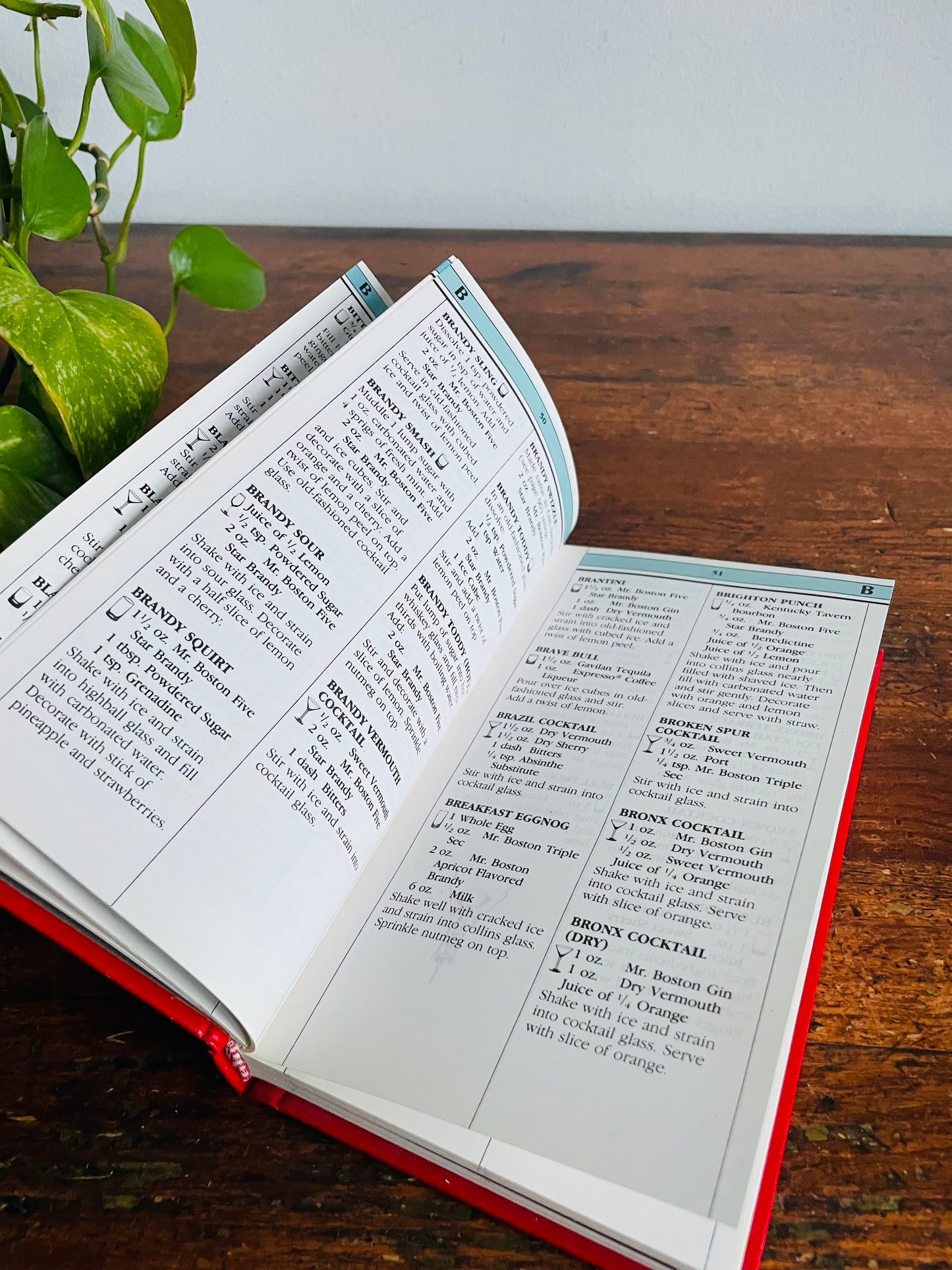 Vintage Mr. Boston Official Bartender's Guide Hardcover Book - 50th Anniversary Edition (1984) - Drink Recipes