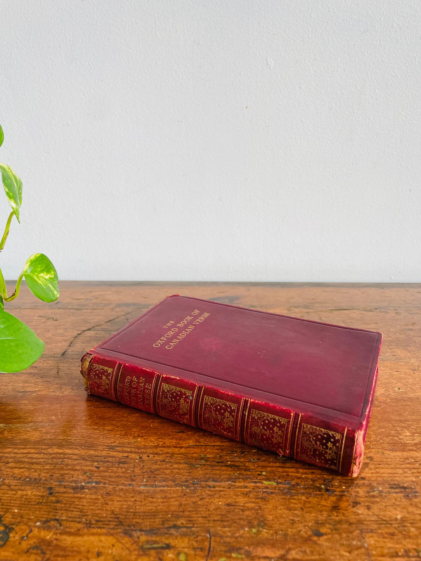 Vintage The Oxford Book of Canadian Verse Chosen by Wilfred Campbell Hardcover Book (1913?)