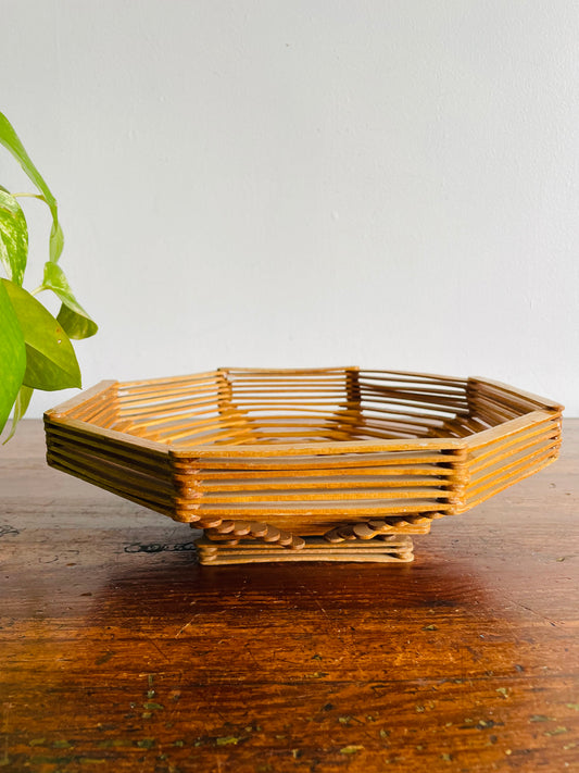 Handmade Wooden Popsicle Stick Bowl