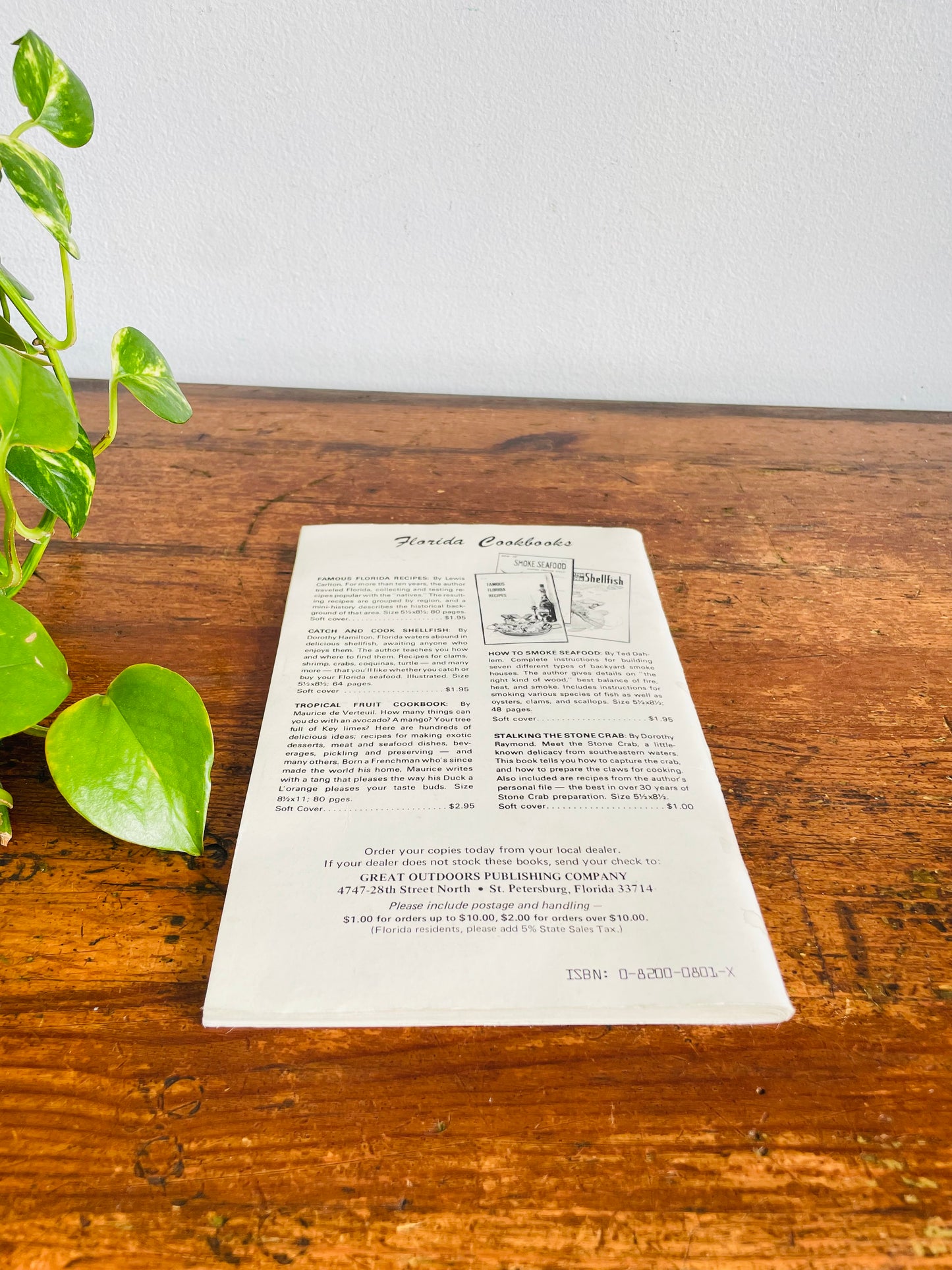Vintage How To Cook Your Catch Softcover Recipe Cookbook by Rube Allyn (1982)