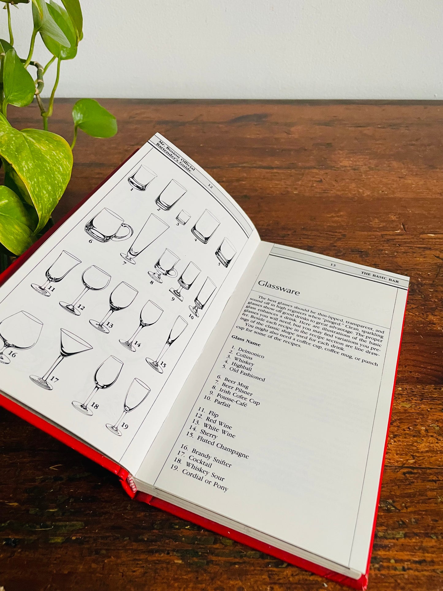 Vintage Mr. Boston Official Bartender's Guide Hardcover Book - 50th Anniversary Edition (1984) - Drink Recipes