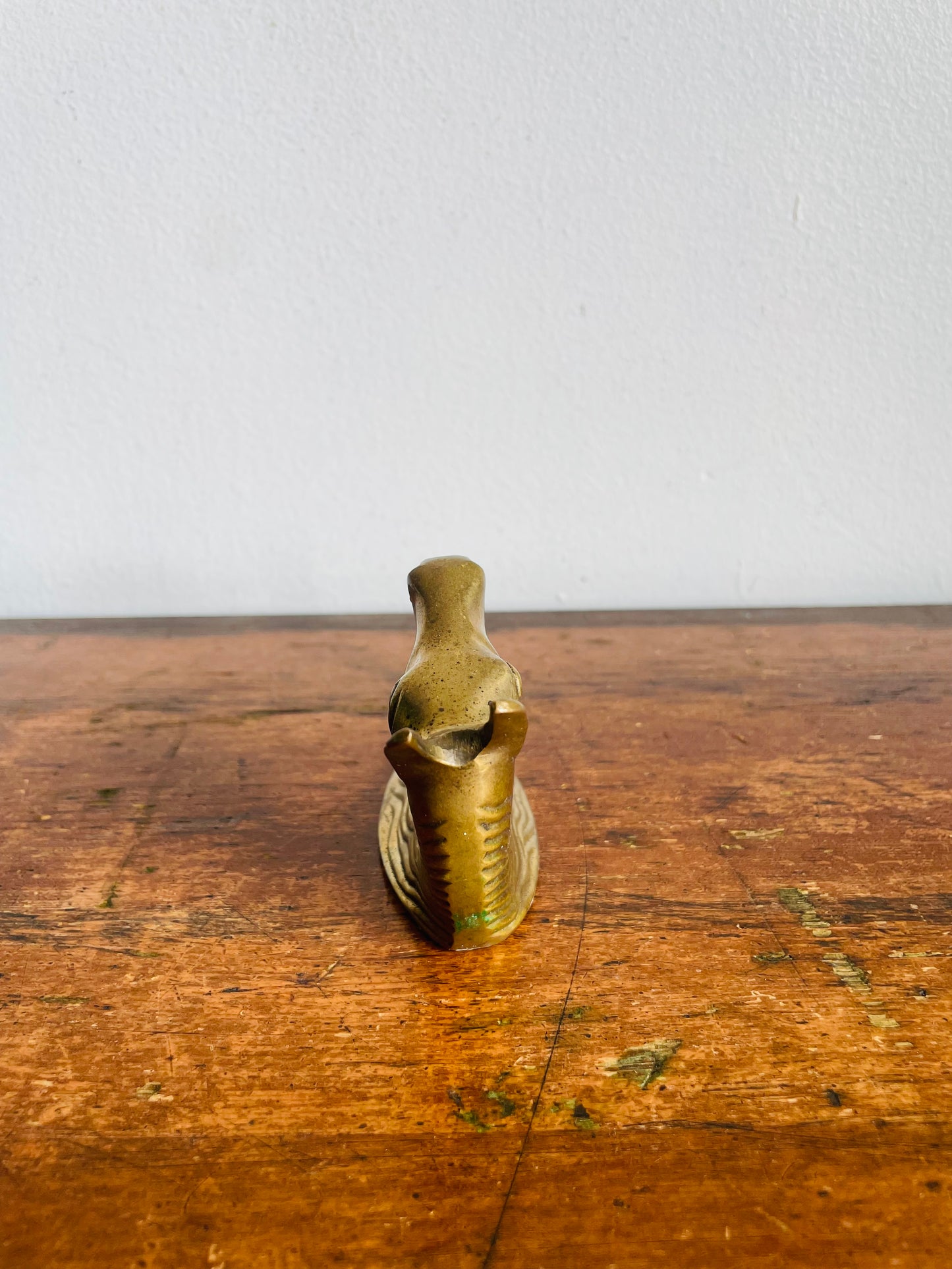Vintage Solid Brass Horse Head Wall Hanging Hook - Made in India