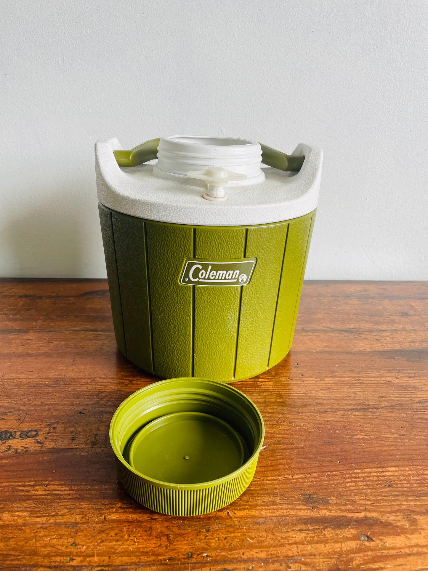 Olive Green Coleman Insulated Water Dispenser Jug - Made in Canada