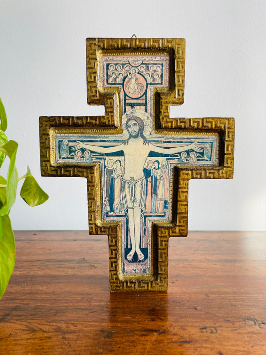 San Damiano Cross - Religious Wall Hanging Crucifix