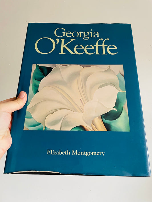 Vintage Georgia O'Keeffe Hardcover Coffee Table Book by Elizabeth Montgomery (1992)