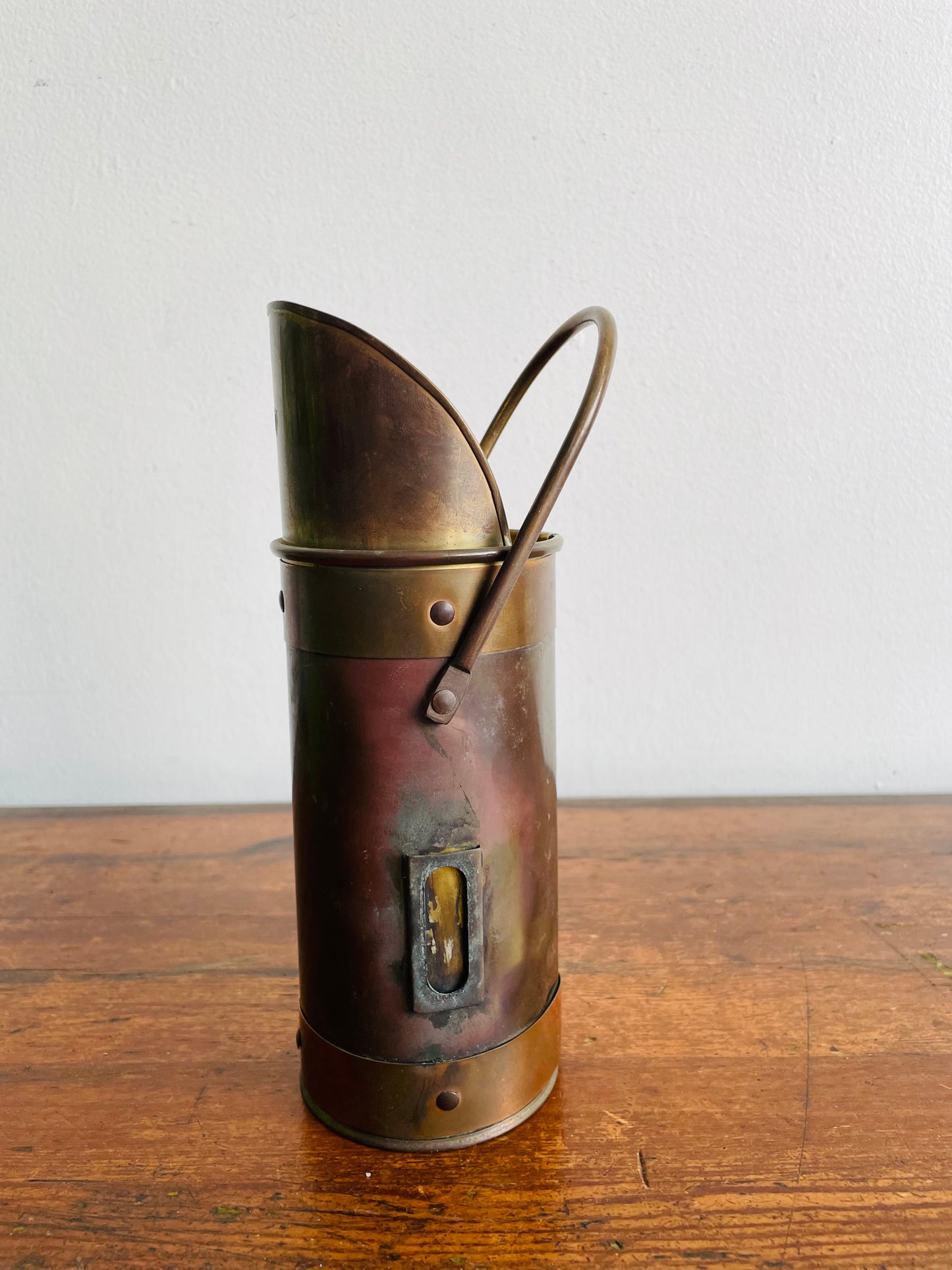 Brass & Copper Match Holder - Also Makes a Great Bud Vase or Incense Holder! - Westport Made in Taiwan