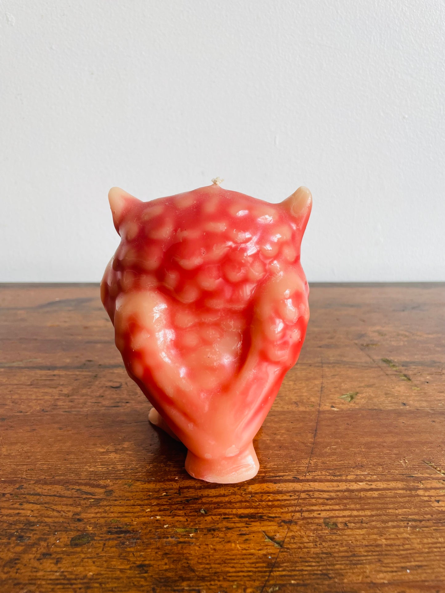 Pink Owl Candle