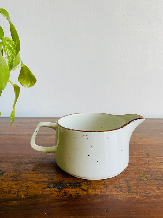 J & G Meakin Lifestyle Speckled Stoneware Gravy Boat - Made in England