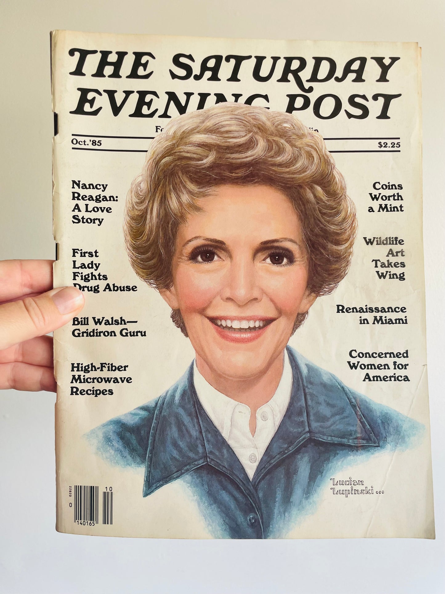 The Saturday Evening Post Magazine - Nancy Reagan on Cover - October 1985