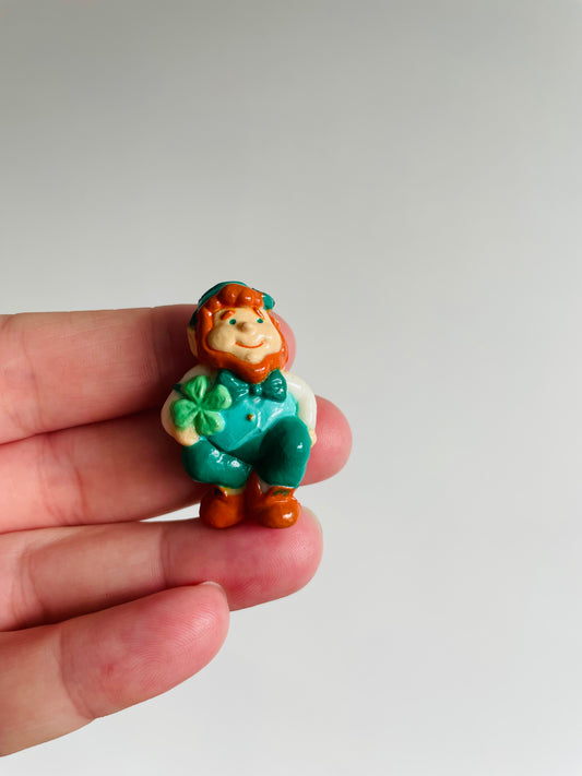 St. Patrick's Day Holiday Pin - Tiny Leprechaun with Shamrock - Gibson Greetings Inc.