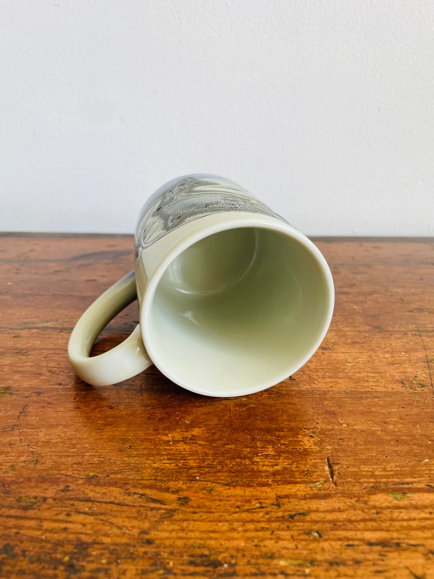 Vintage Jumping Trout Fish in Lake & Nature Mug - Otagiri Style