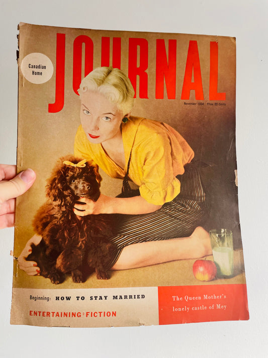 Canadian Home Journal Magazine - November 1954