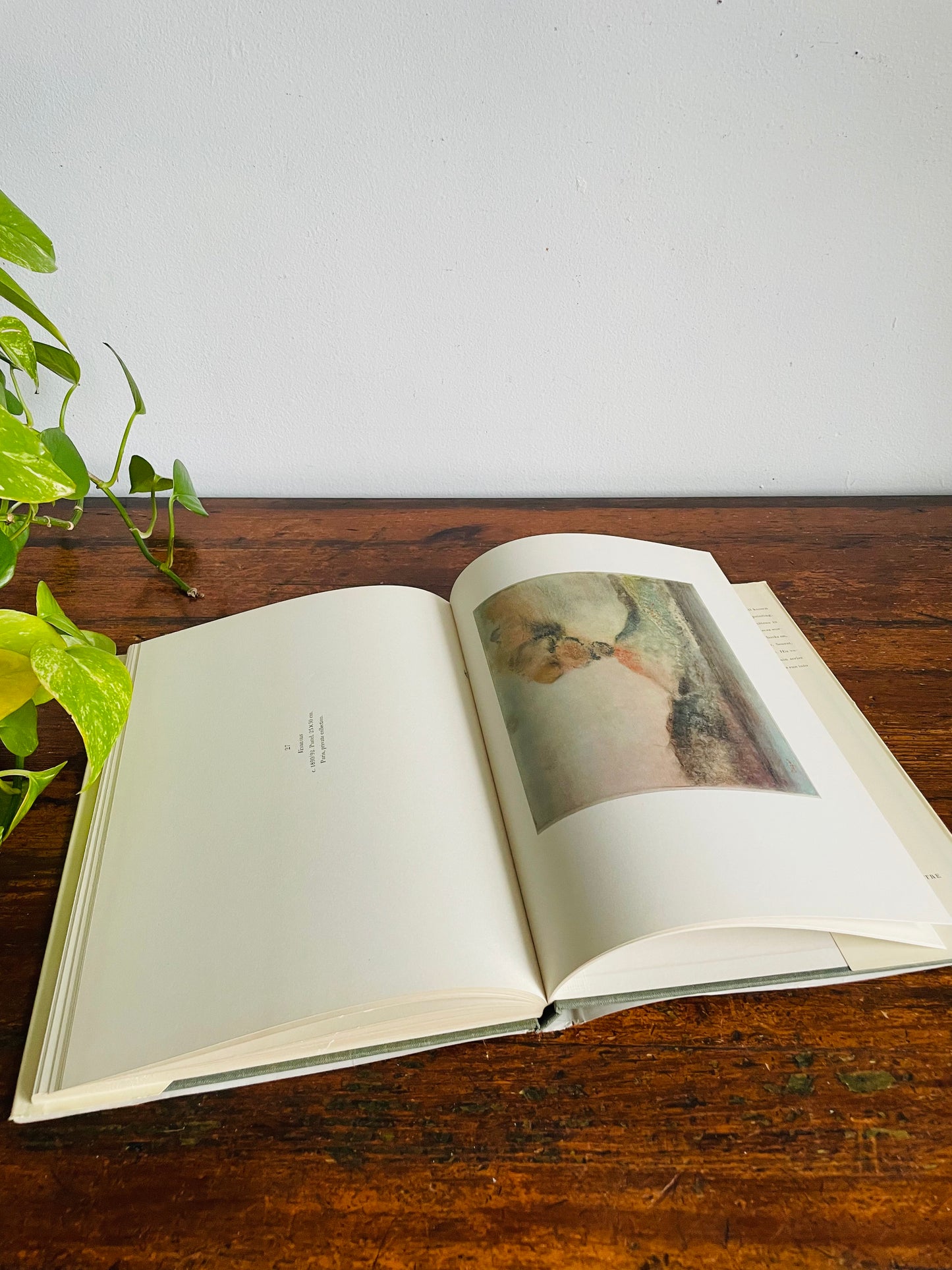 Vintage Pastels by Edgar Degas Hardcover Art Book with 32 Plates in Colour (1953)