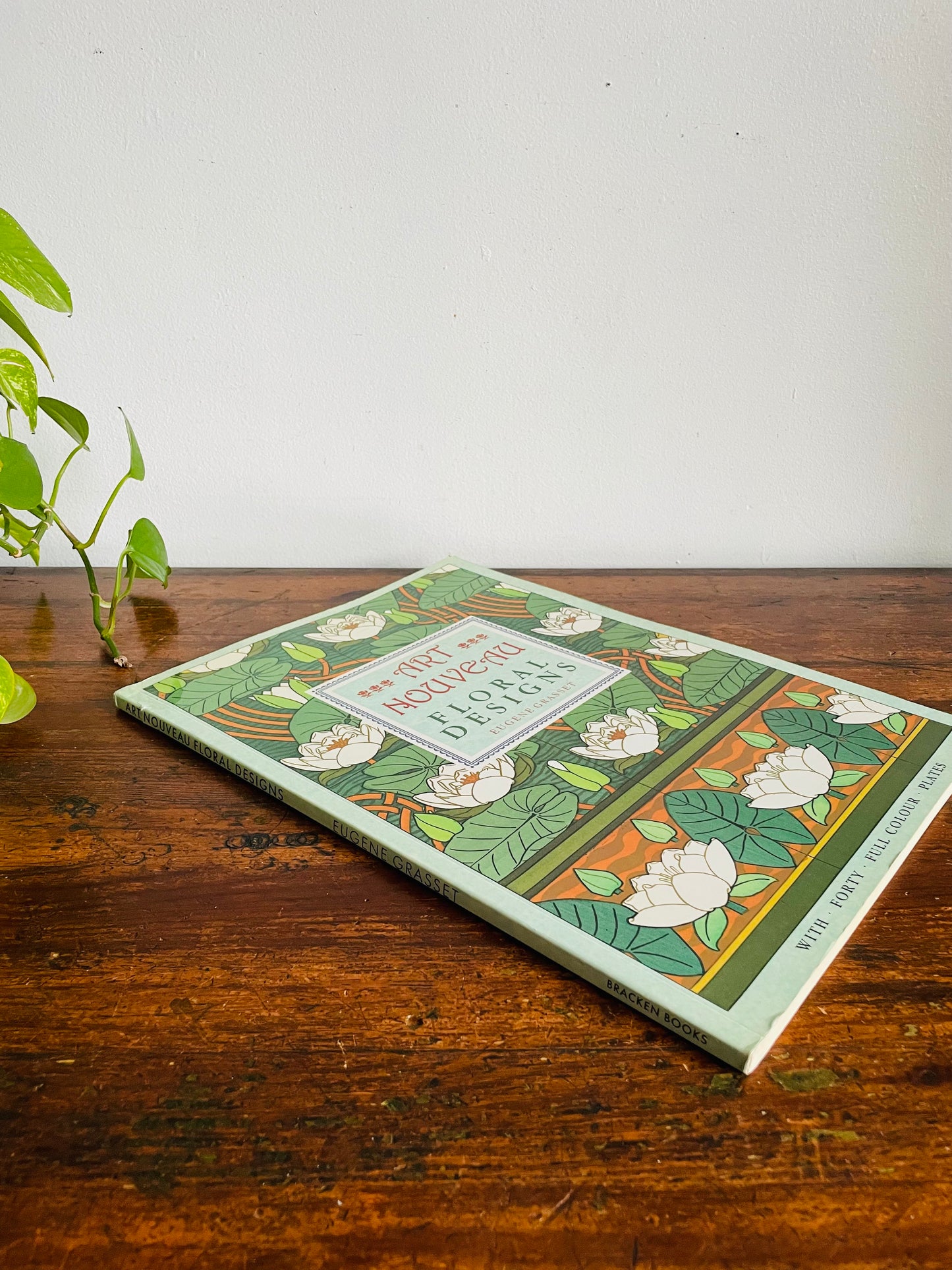Vintage Art Nouveau Floral Designs Book by Eugene Grasset - With 40 Full Colour Plates (1988)