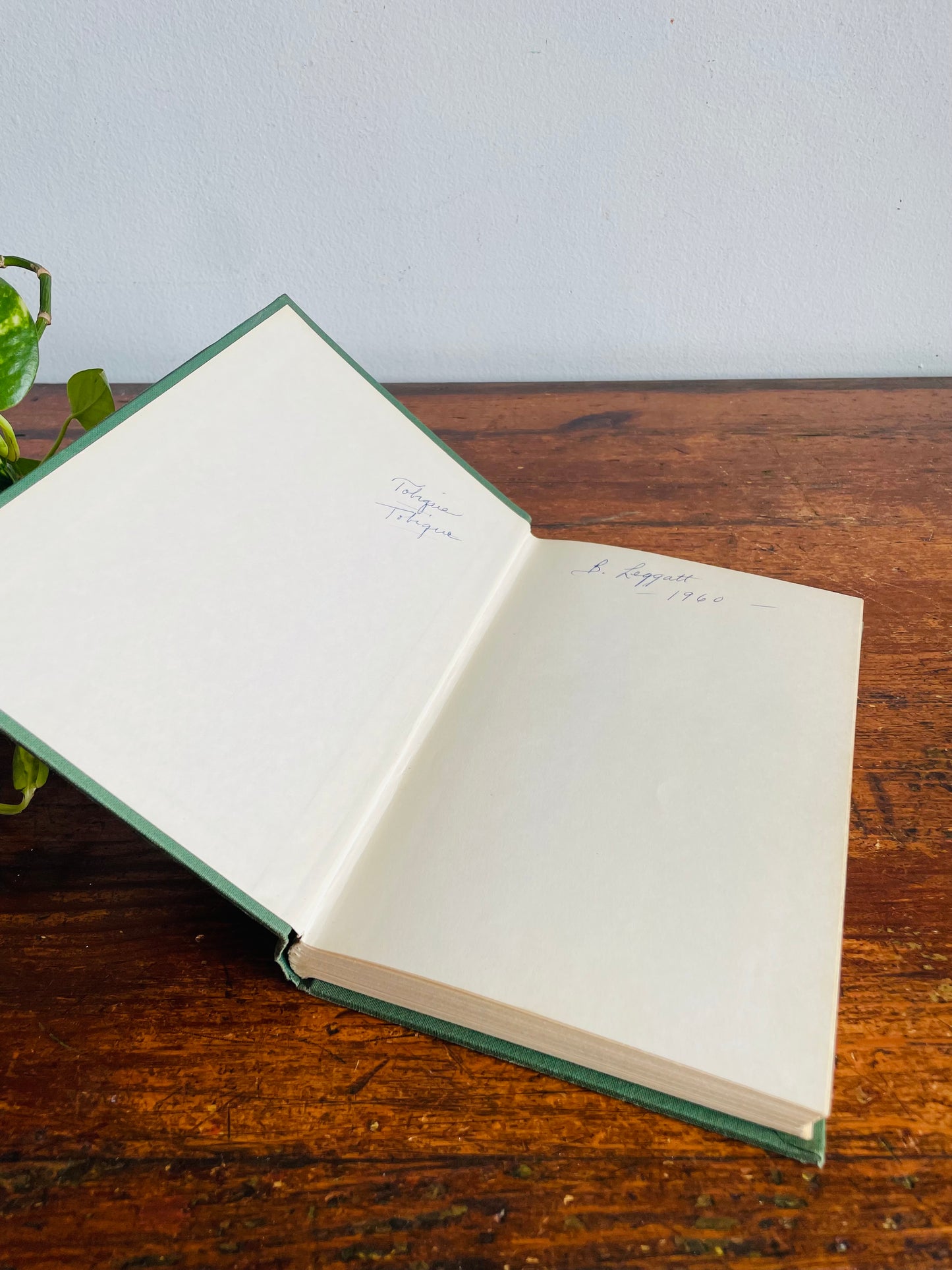 Vintage Footprints in New Brunswick Clothbound Hardcover Book by Emily Mae Earle (1959) - Historical Account of Victoria County - SIGNED BY AUTHOR