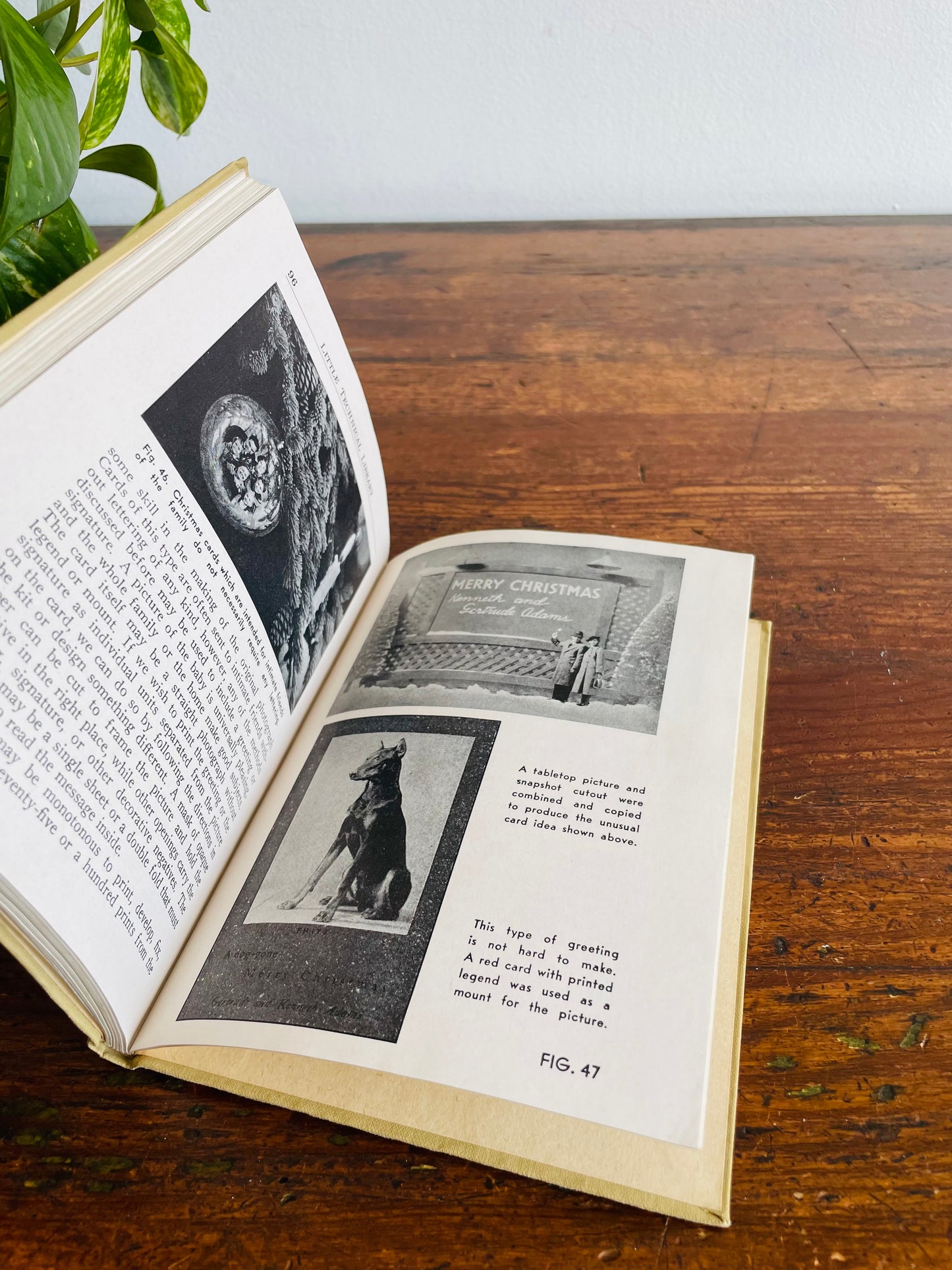 1940s Little Technical Library Hardcover Photography Pocket Books - Negative Retouching & Print Finishing and Darkroom Handbook & Formulary - Set of 2