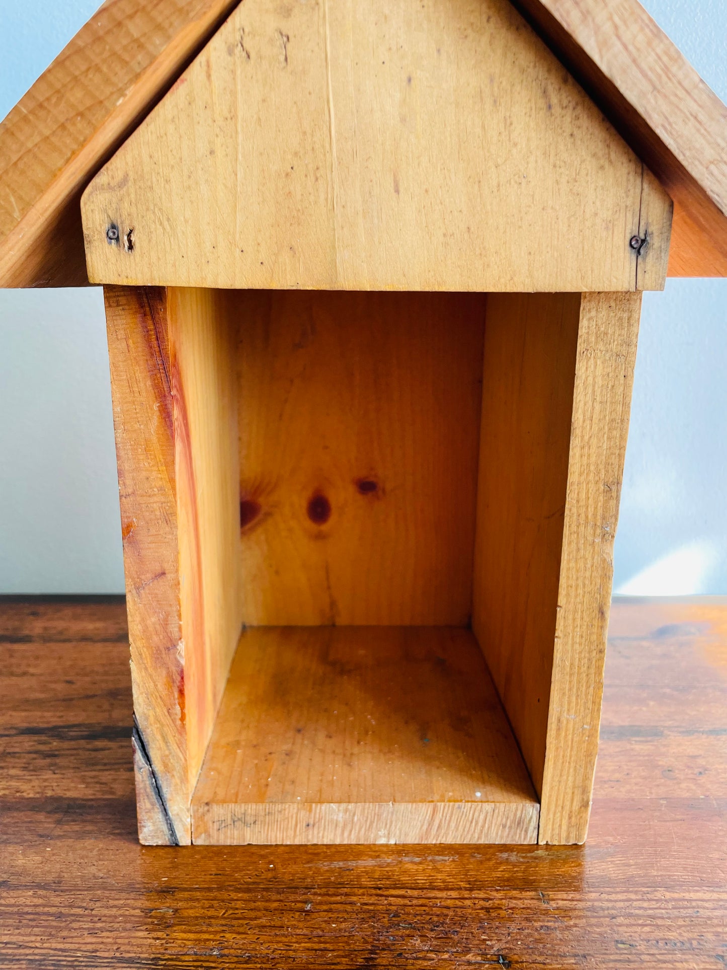 Wood Birdhouse Nesting Box