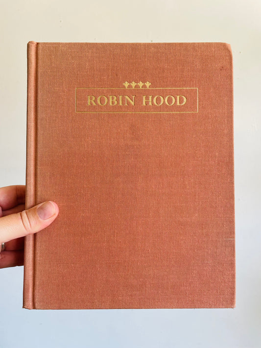 Vintage Robin Hood Hardcover Book by Paul Creswick & Illustrated by N.C. Wyeth