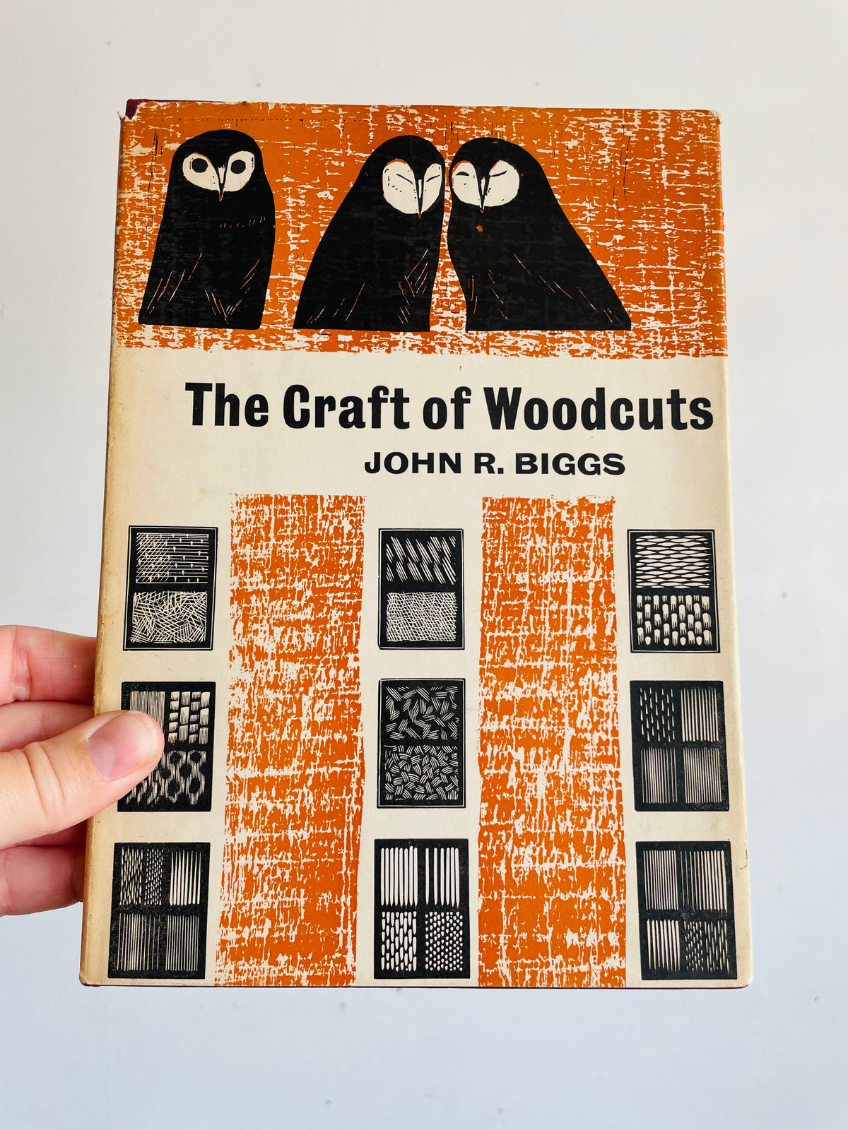 Vintage the Craft of Woodcuts Hardcover Art Book by John R. Biggs - Blandford Press London (1963)