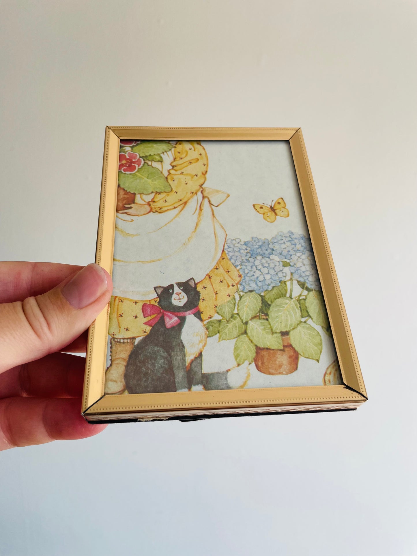 Small Brass Picture Frame - Prop Backing