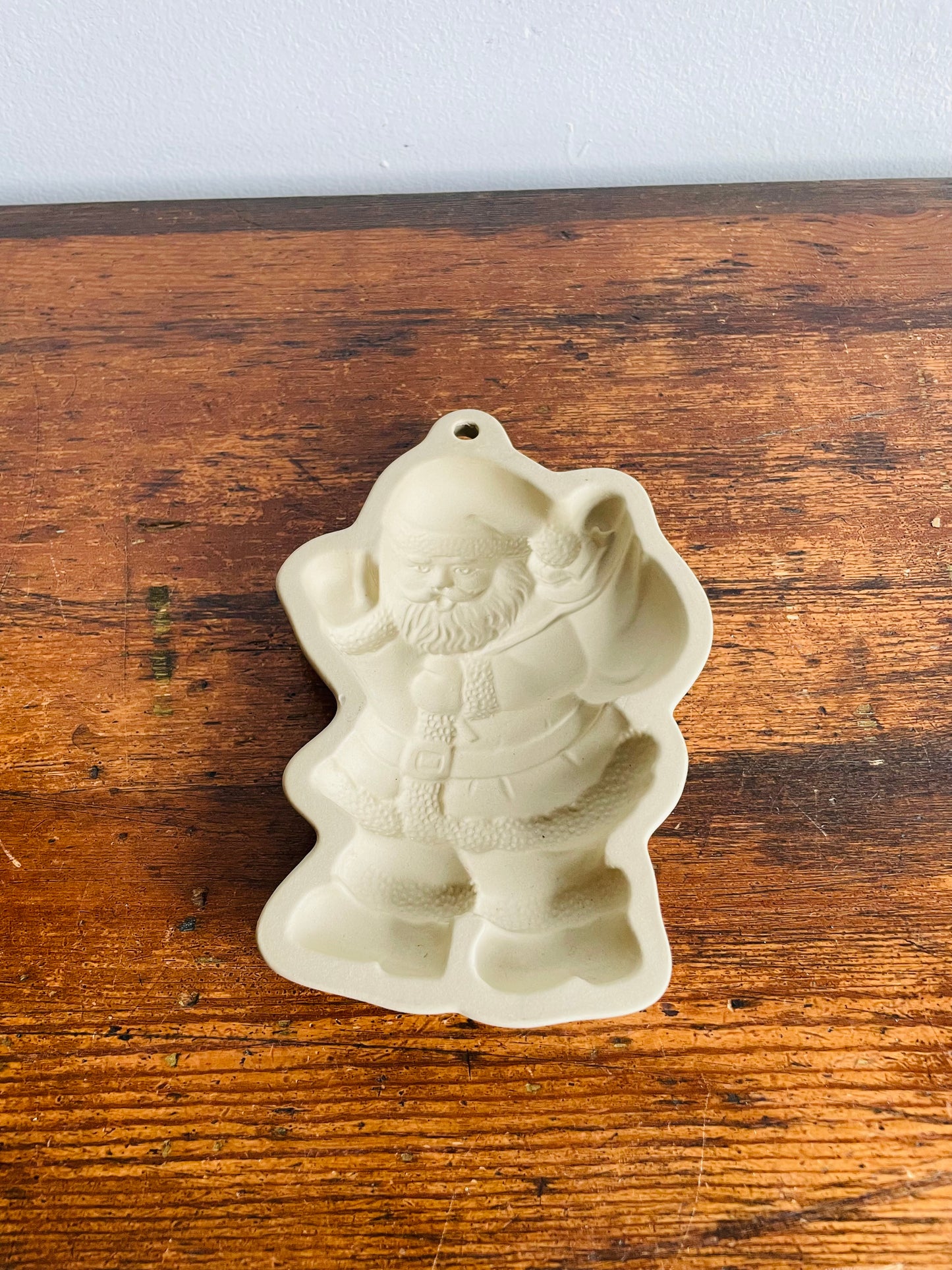 Santa Claus Shortbread Cookie Ceramic Mold