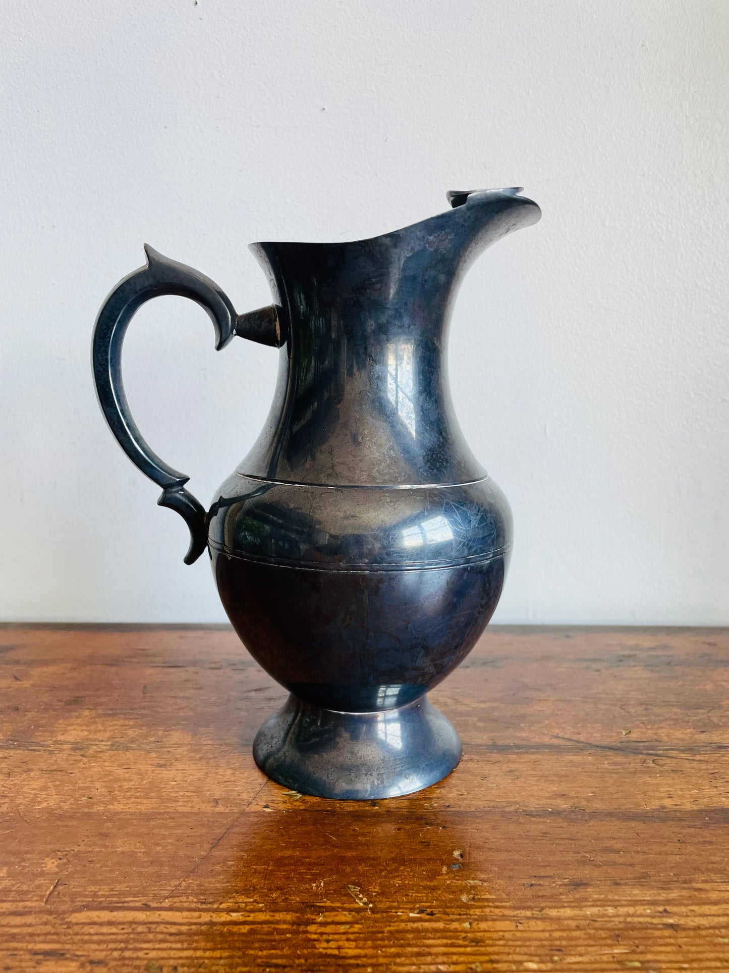 Vintage Silver-Plated Pitcher Carafe Jug or Vase