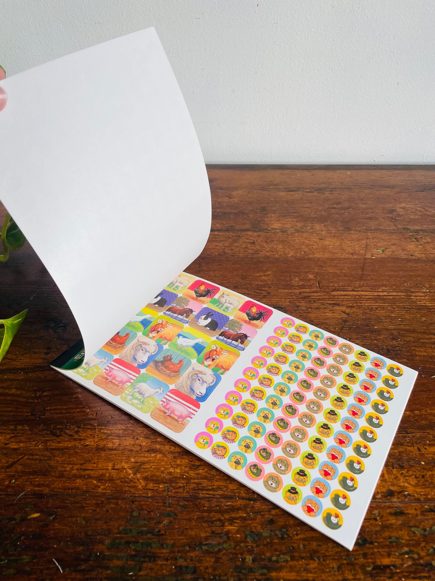 Brand New Vintage School Teacher Classroom Supplies - Eureka Animal Sticker Book - Includes 528 Stickers / 8 Sheets