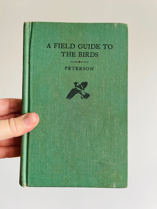 Peterson A Field Guide to the Birds - Teal Clothbound Hardcover Book (1947)