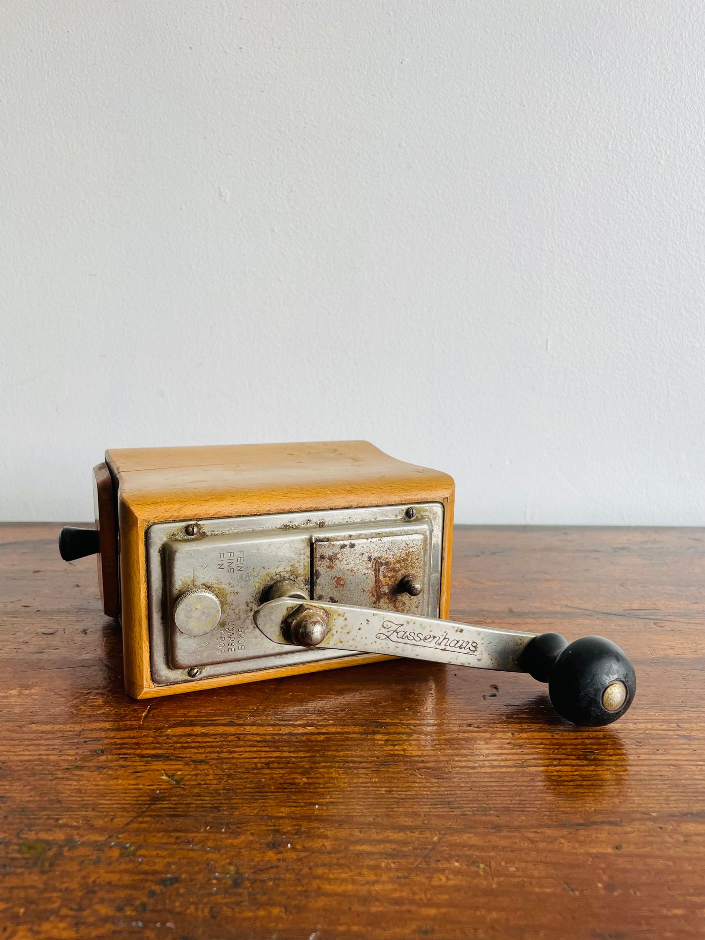 Zassenhaus Mokka German Crank Wood Coffee Grinder